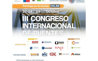 “Sociedad Concesionaria Puente Industrial S.A. estará presente en el III Congreso Internacional de Puentes, apoyando el desarrollo de la ingeniería en Chile”
