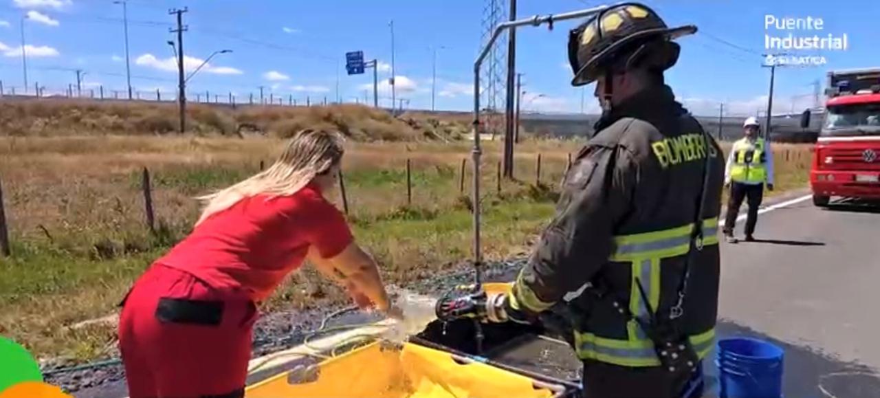 Simulacro de Sustancias Peligrosas en Puente Industrial
